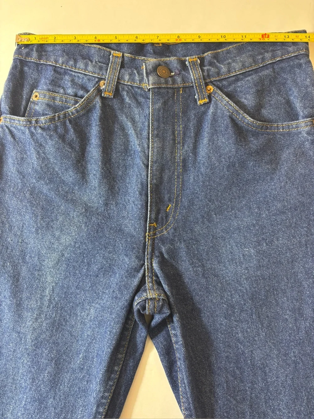 Vintage Levi's Orange Tab 80's 506 Straight Leg USA Men’s Jeans Indigo Sz 30x32